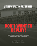 Army Don't Want To Deploy?